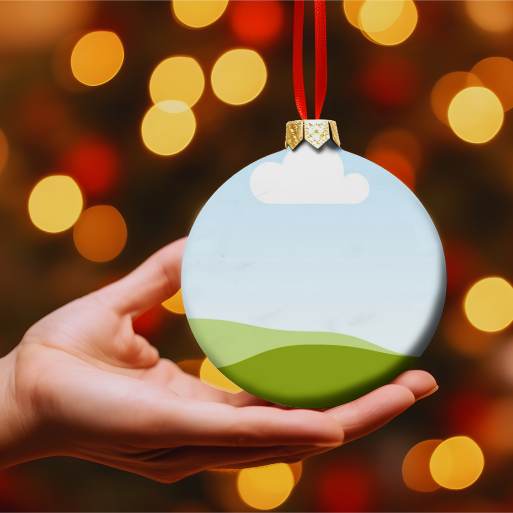 Christmas, Holiday Ornament Canva Mockup