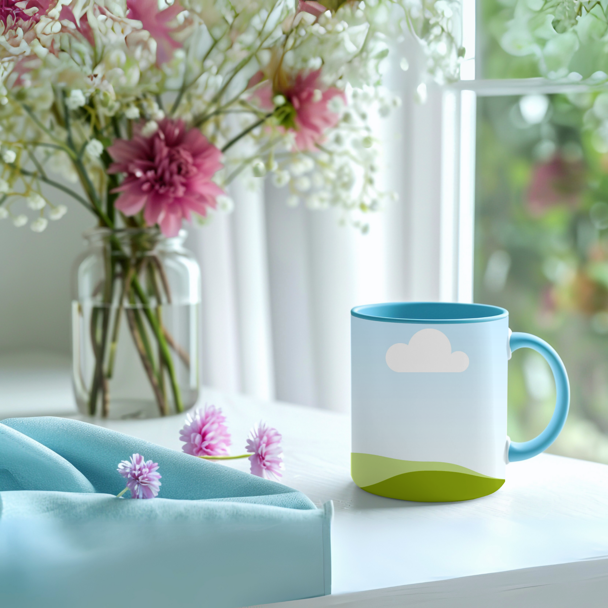 Mug Canva Mockup , Modern Mug Mockup for Canva | Editable Coffee Cup Template for Product Photography, Branding ,Etsy Sellers