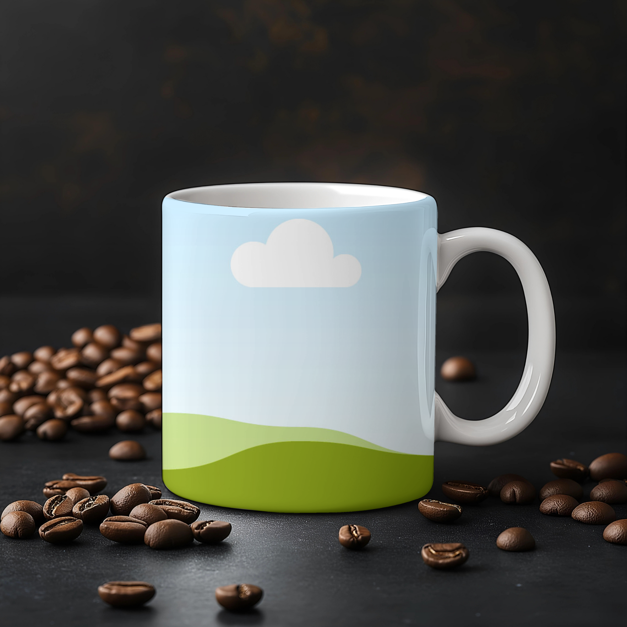 Mug Canva Mockup , Modern Mug Mockup for Canva | Editable Coffee Cup Template for Product Photography, Branding ,Etsy Sellers