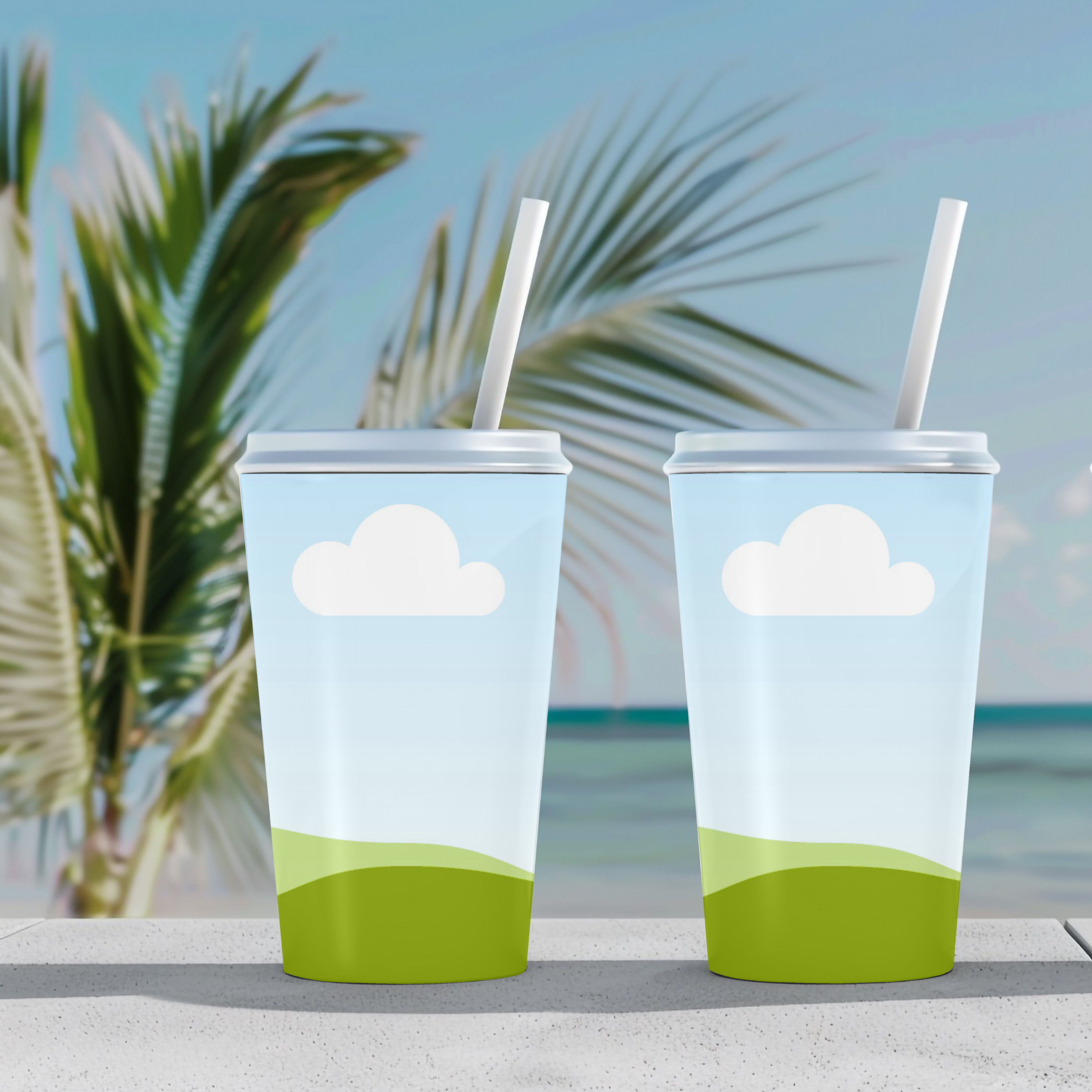 20oz Tumbler Canva Mockup