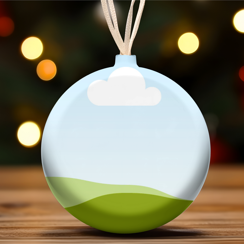 Christmas, Holiday Ornament Canva Mockup