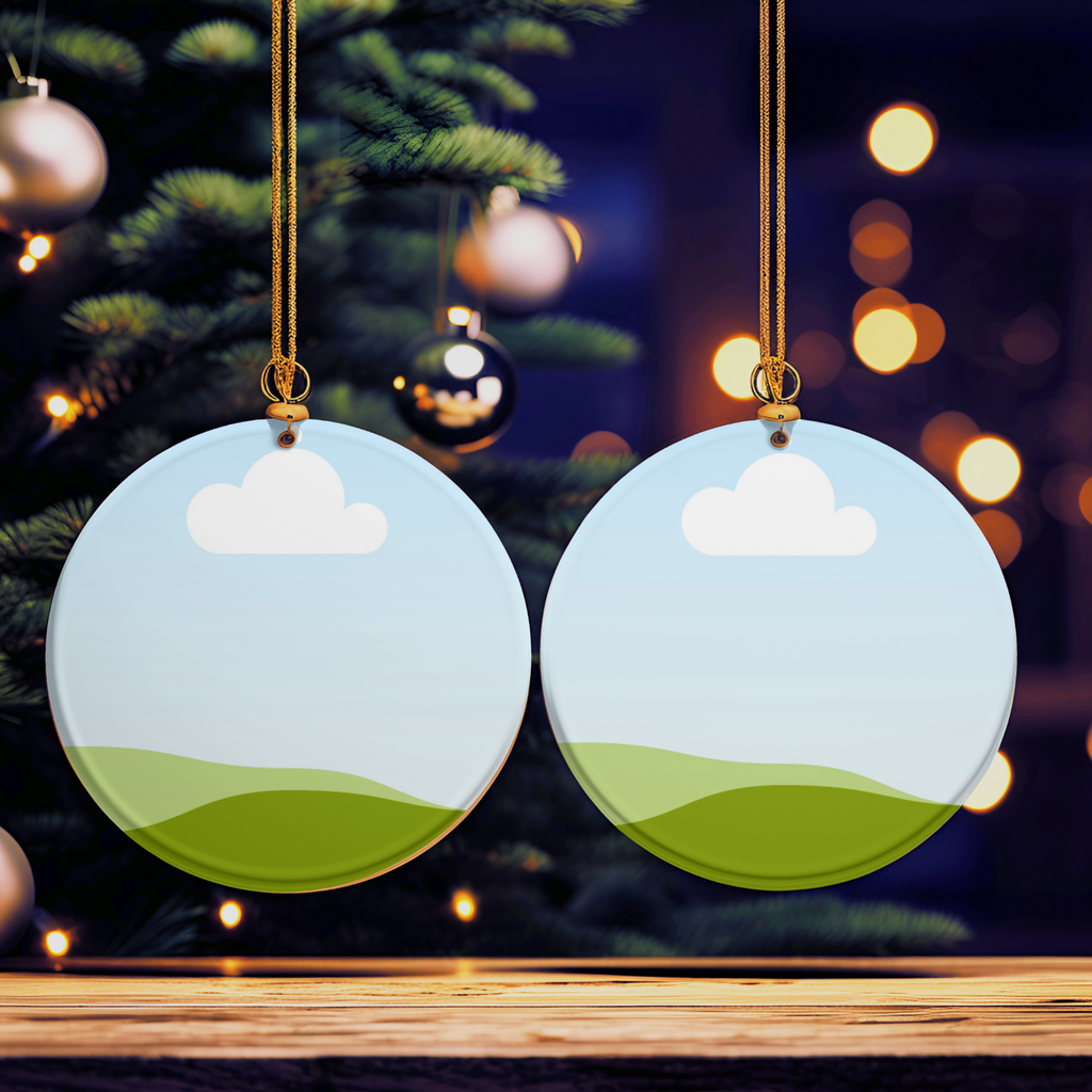 Christmas, Holiday Ornament Canva Mockup