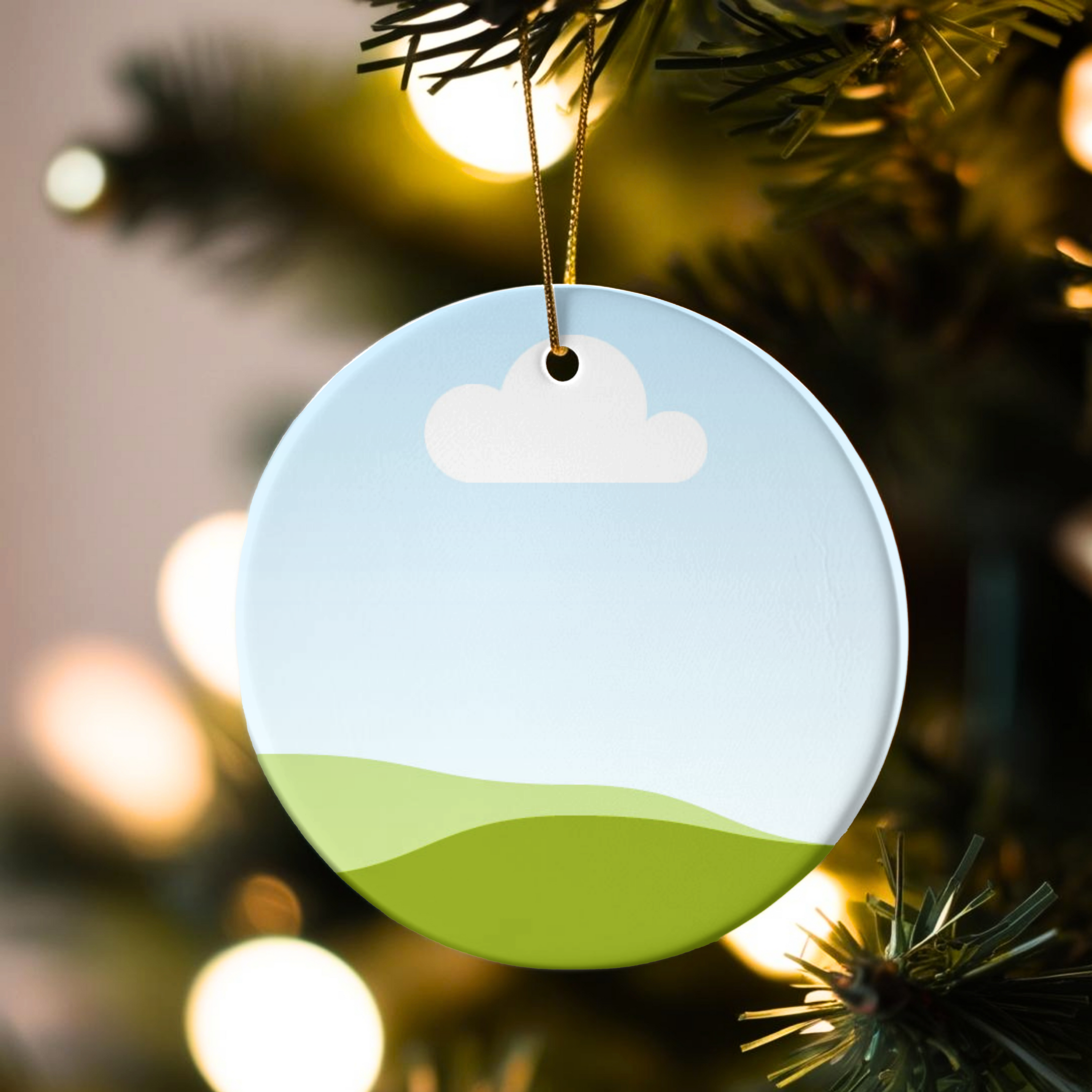 Christmas, Holiday Ornament Canva Mockup