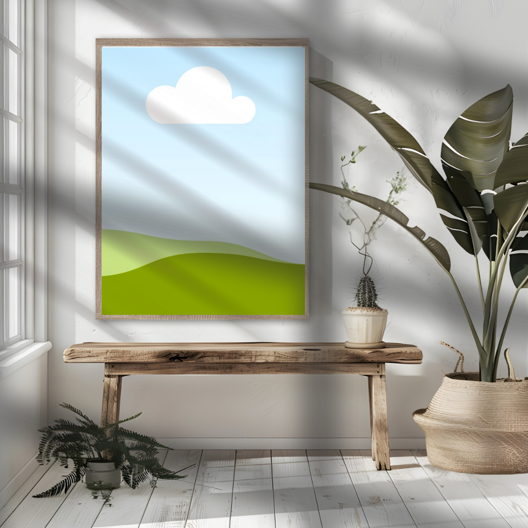 Vertical Frame Mockup, Vertical Wall Art Frame Mockup (Copy) (Copy)