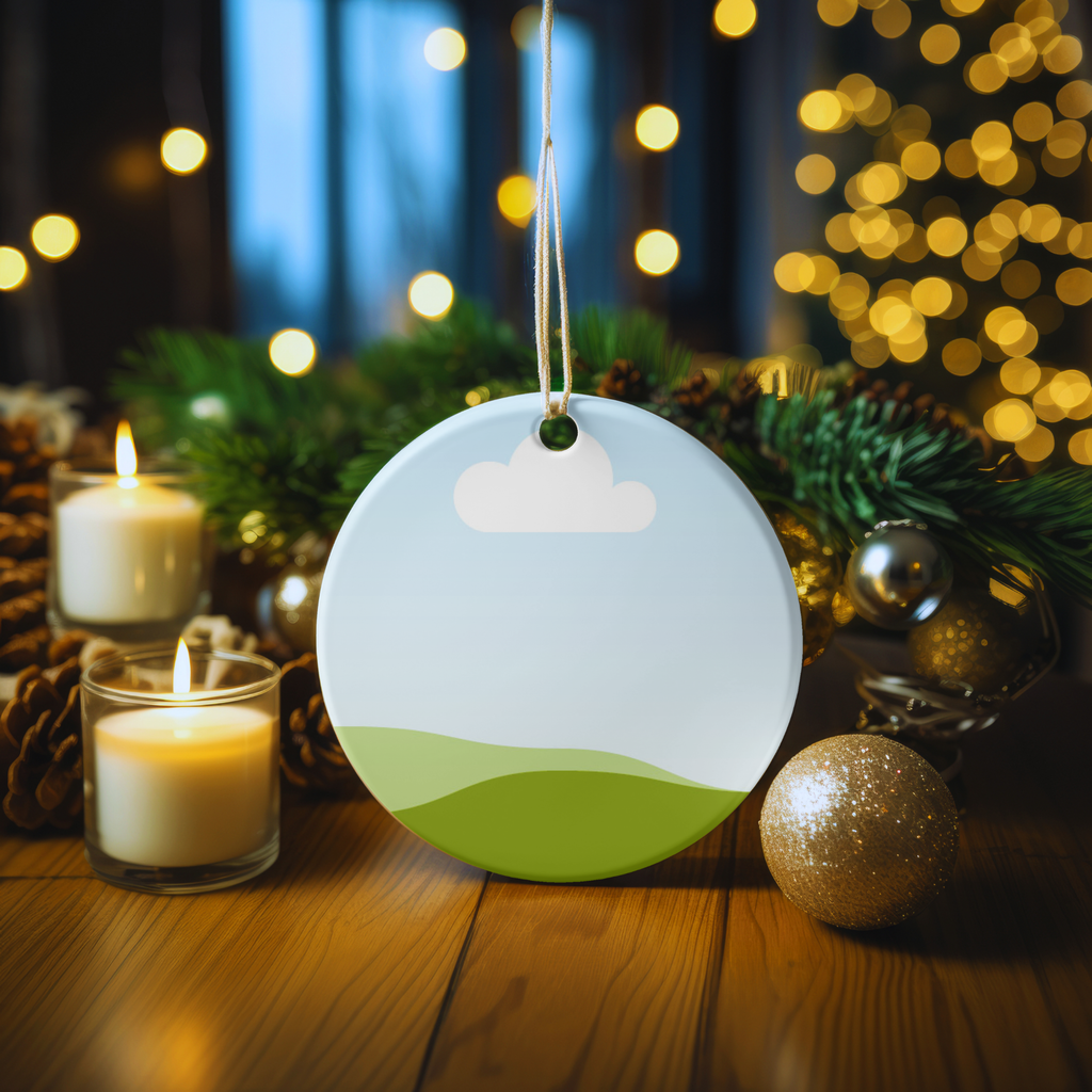 Christmas, Holiday Ornament Canva Mockup