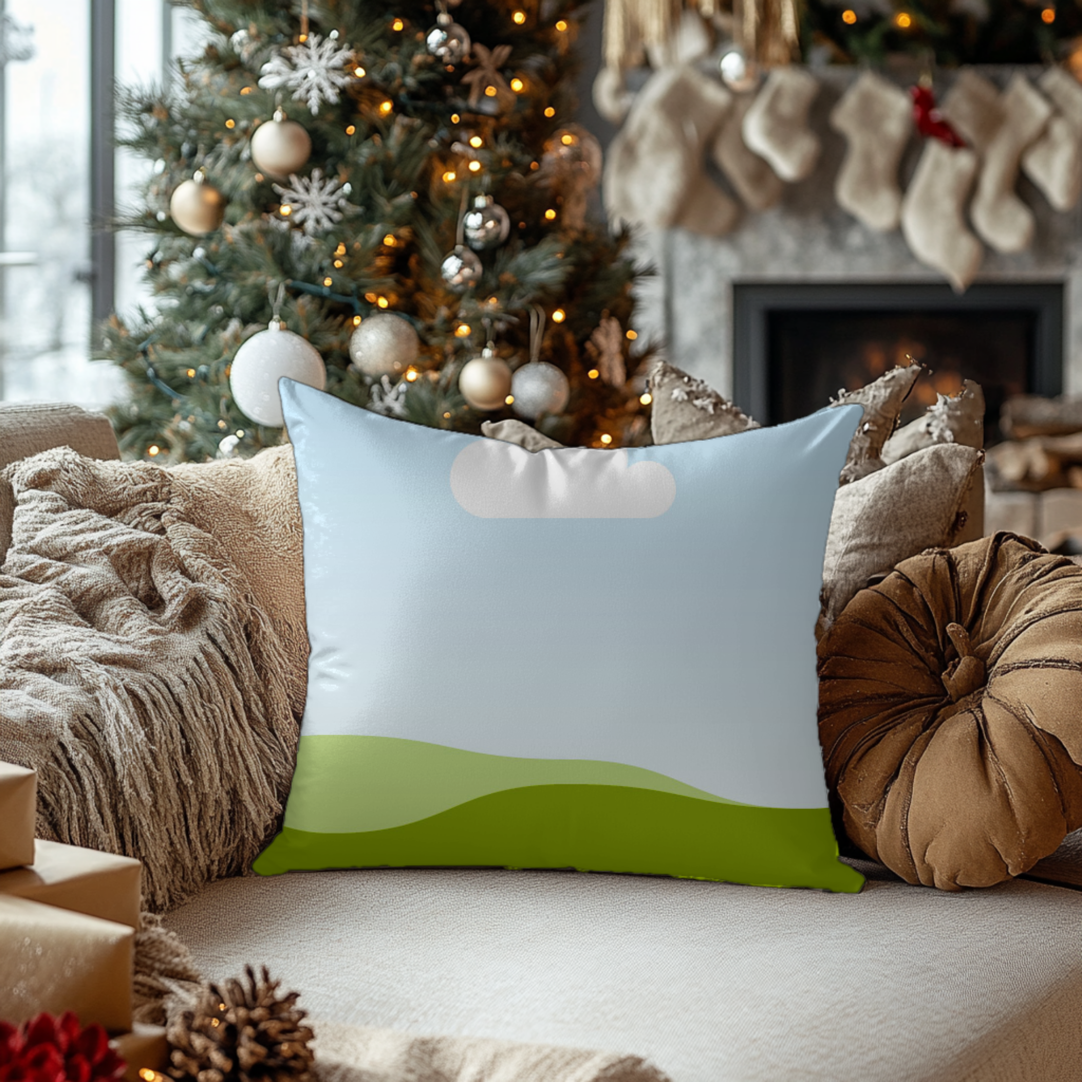 Christmas Pillow Mockups