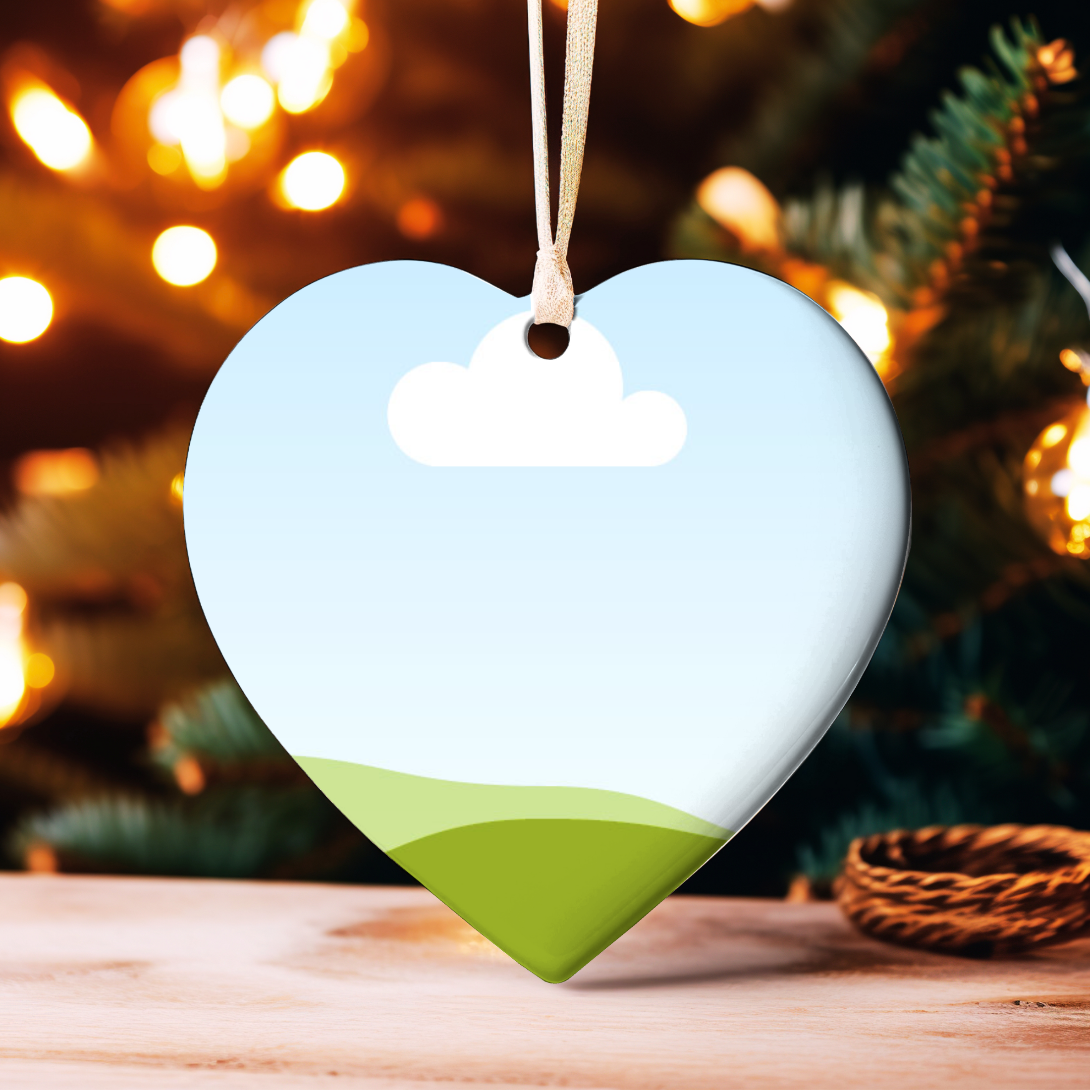 Christmas, Holiday Ornament Canva Mockup