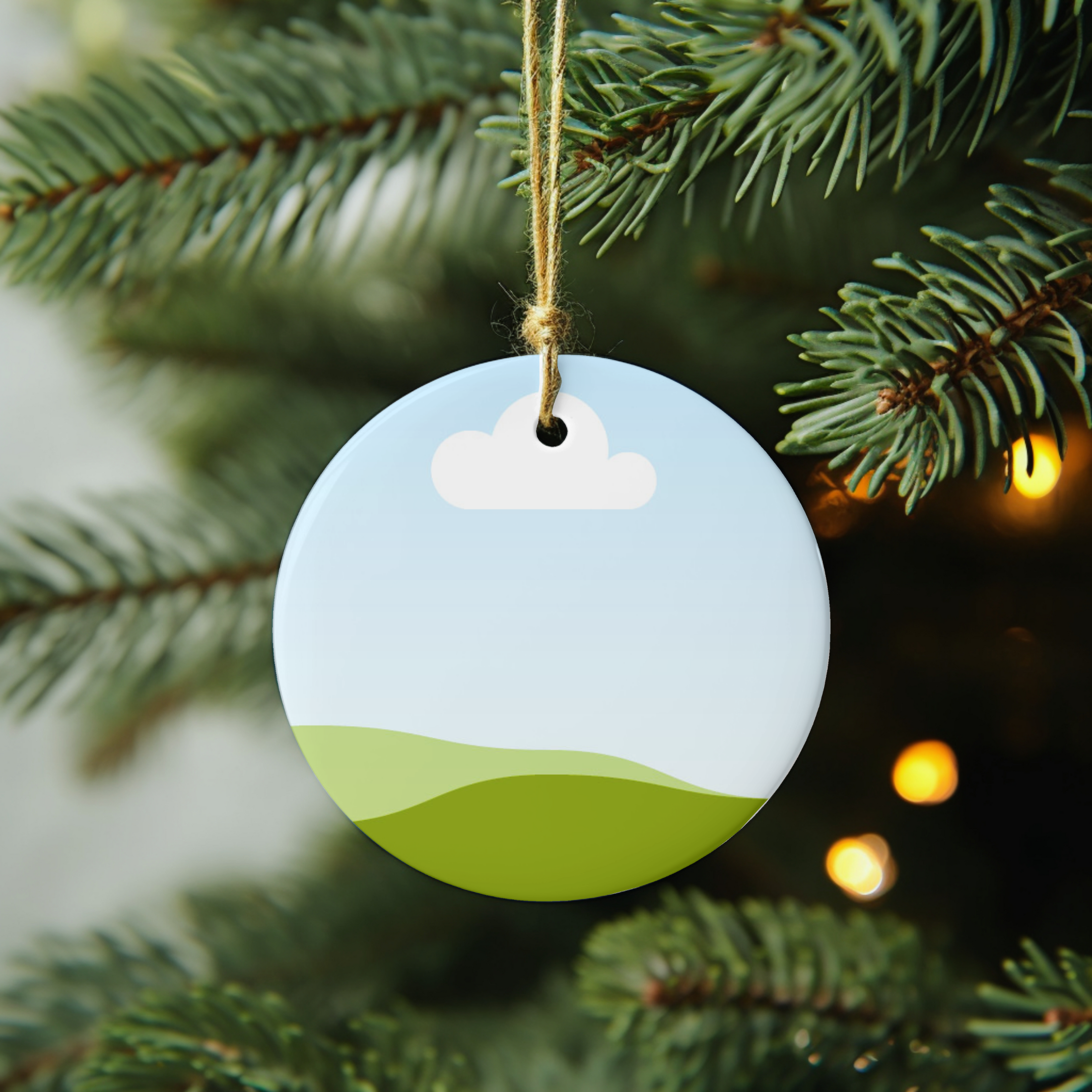 Christmas, Holiday Ornament Canva Mockup