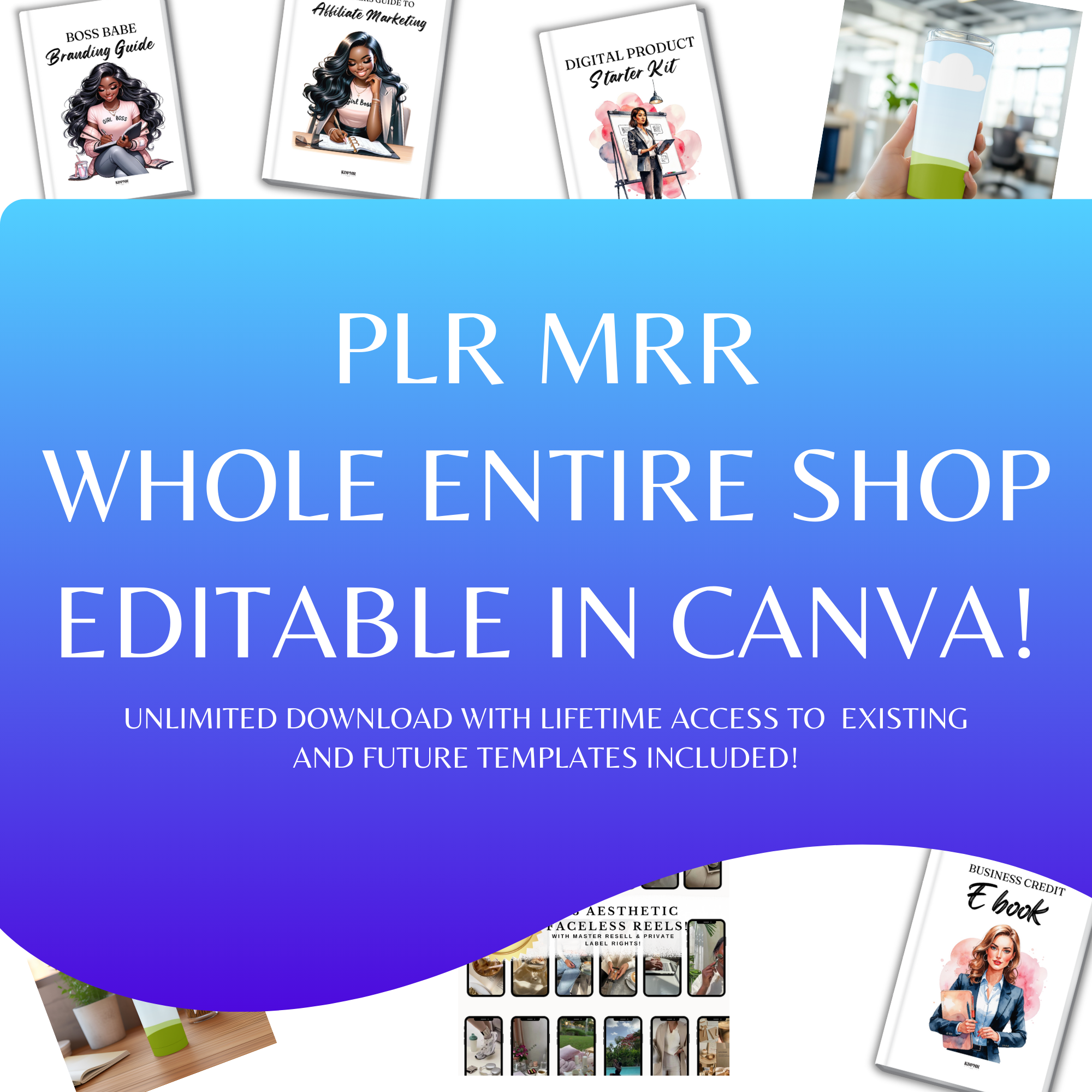 Done For You Digital Product Business Resell Shop  500+ Premium Ready-to-Sell Digital Products You Can Rebrand & Profit