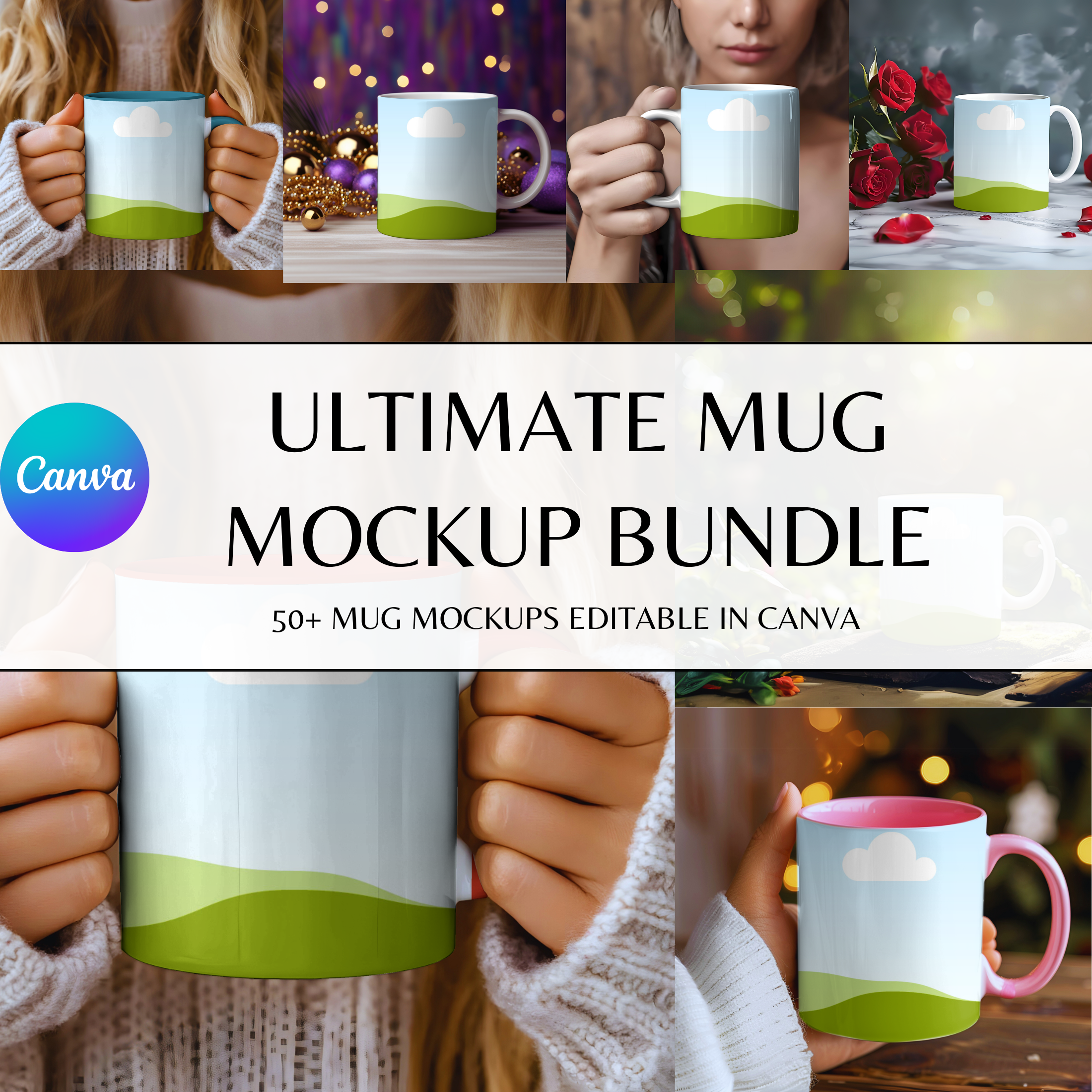 Ultimate Mug Canva Mockup Bundle