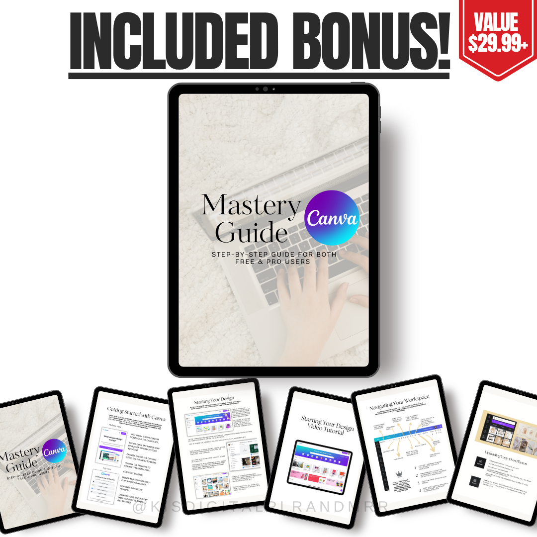 PLR Digital Side Hustle Planner