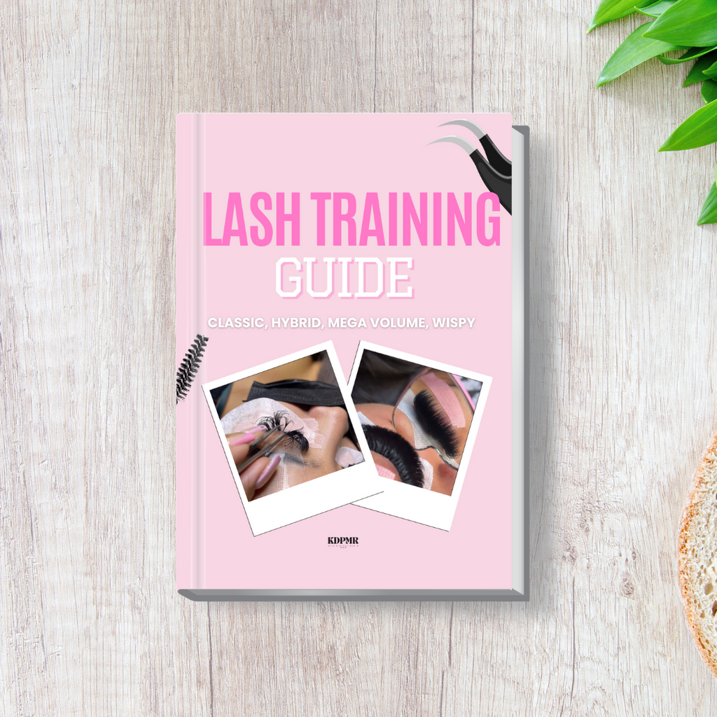 Digital Lash Training Guide, Lash Training Manual PLR and MRR Resell Rights