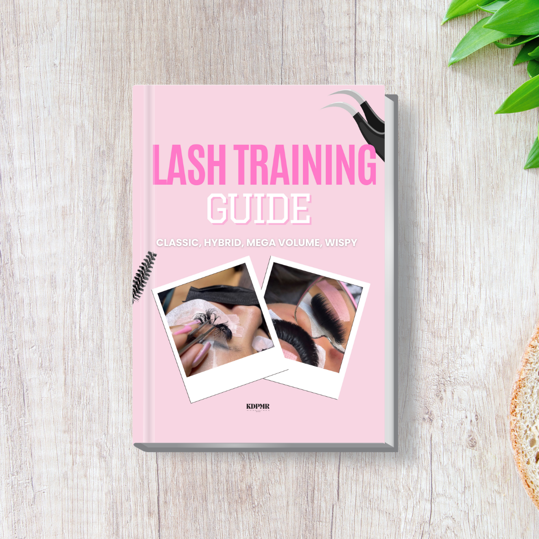 Digital Lash Training Guide, Lash Training Manual PLR and MRR Resell Rights