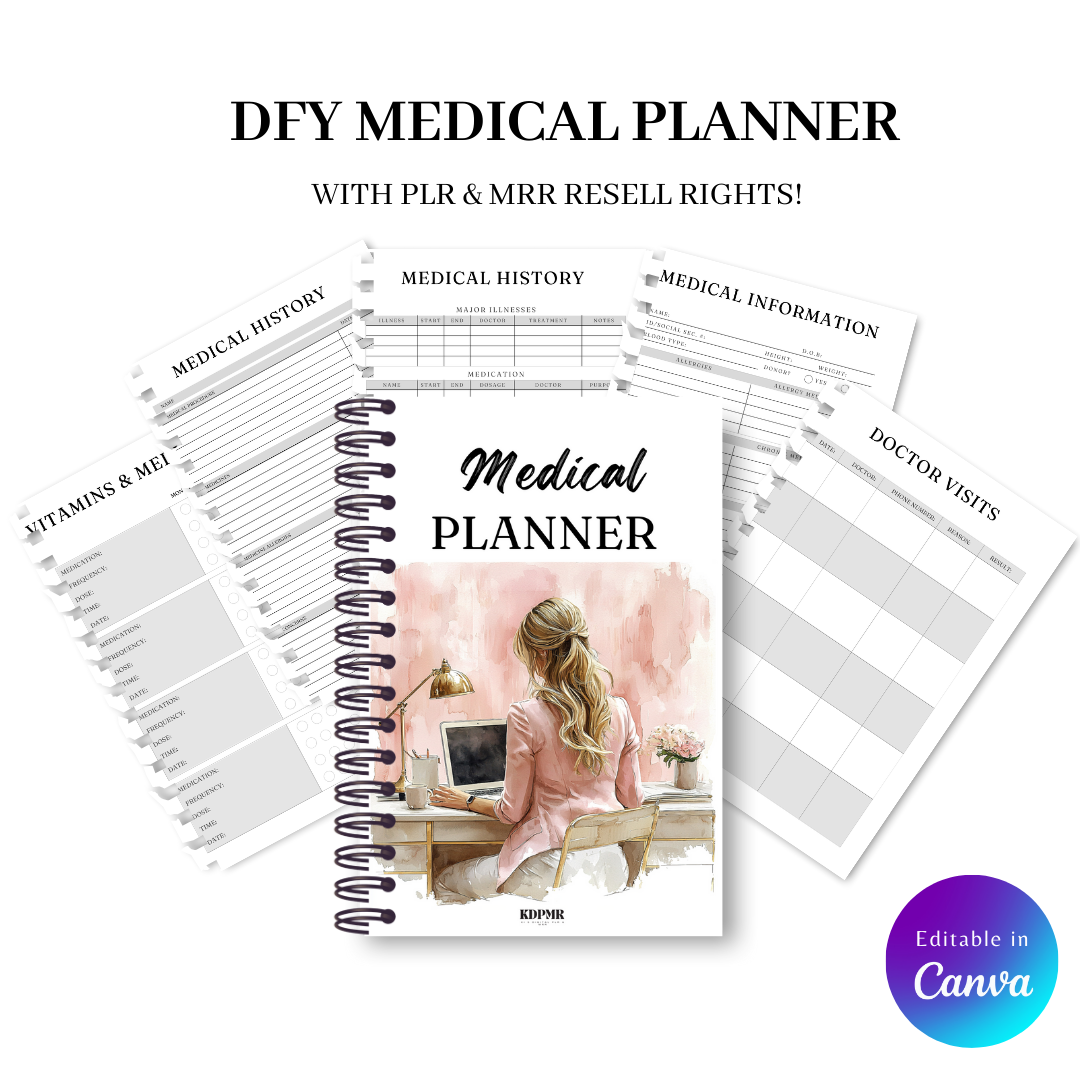 PLR Digital Medical Planner