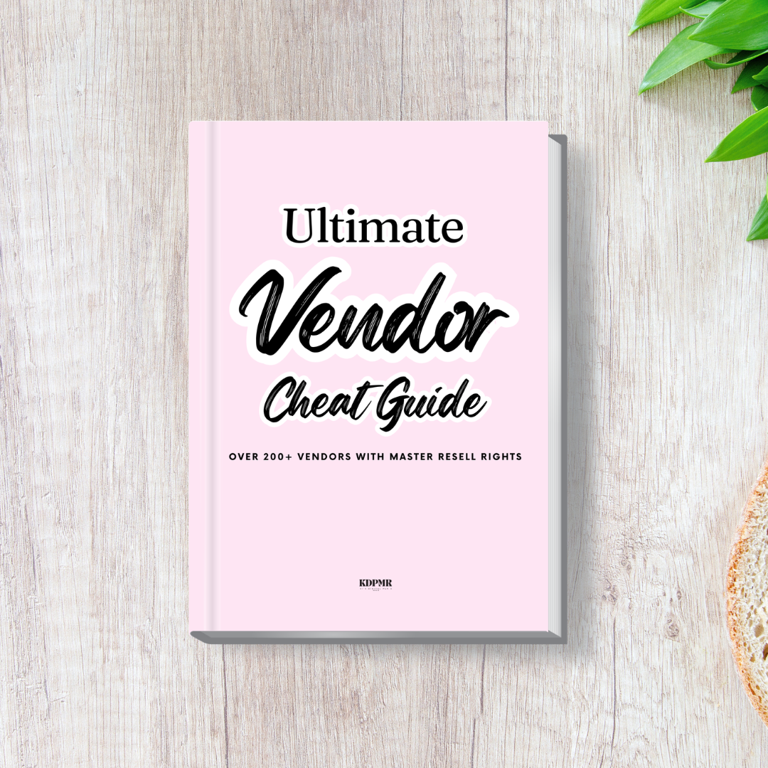 Ultimate Vendor Playbook, Ultimate Vendor Cheat Guide